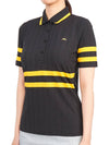 Moira Polo Short Sleeve T-Shirt Black - J.LINDEBERG - BALAAN 3