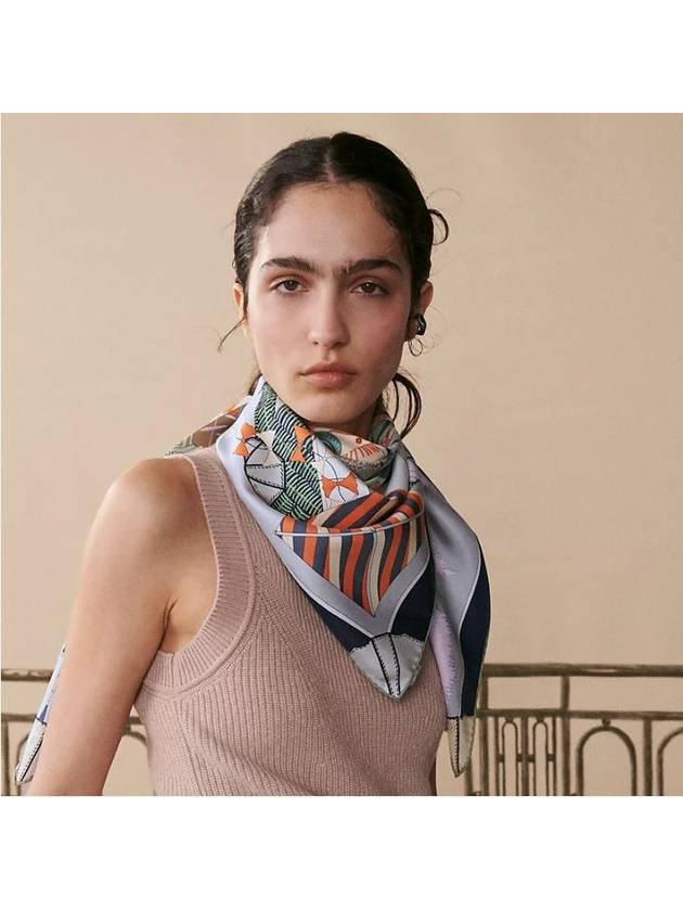 Baggy Main Carr Silk Women s Scarf 90 H004119S 01 - HERMES - BALAAN 3