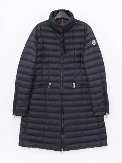 Sable patch logo lightweight long padded women s jacket 1C10300 C0355 778 - MONCLER - BALAAN 2