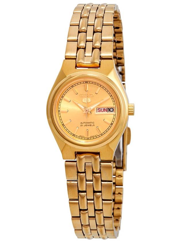 Seiko Series 5 Automatic Gold Dial Ladies Watch SYMA04 - SEIKO - BALAAN 1