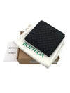 Intrecciato Weaving Half Wallet Black - BOTTEGA VENETA - BALAAN 9