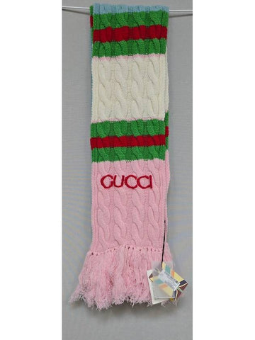 Adidas knit wool scarf muffler - GUCCI - BALAAN 1