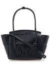 Mini Arco Shoulder Bag Black - BOTTEGA VENETA - BALAAN 2