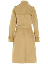Greta double-breasted cotton trench coat beige - A.P.C. - BALAAN 5