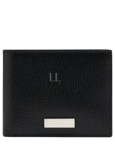 Metal Logo Half Wallet Black - SALVATORE FERRAGAMO - BALAAN 2