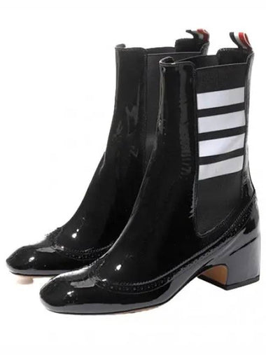 diagonal striped Chelsea boots - THOM BROWNE - BALAAN 1