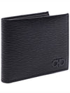 ID Window Gancini Half Wallet Black - SALVATORE FERRAGAMO - BALAAN 4