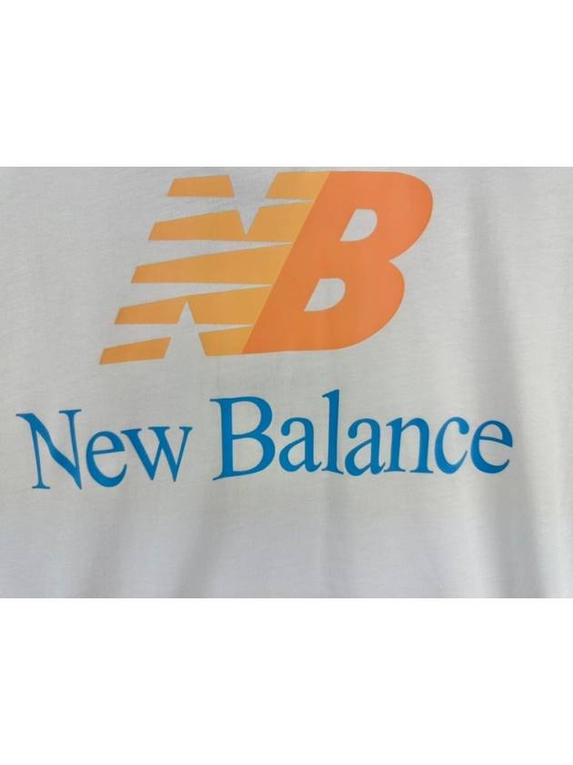 Logo short sleeve t shirt white - NEW BALANCE - BALAAN 4