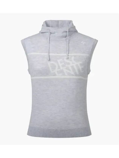 GOLF Women s Logo Point Hooded Vest DP32WFKV81 - DESCENTE - BALAAN 1