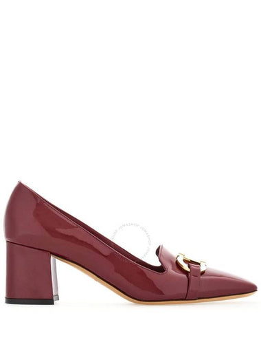 Ferragamo Mirelle Gancini Ornament Block Heel Pumps, Size 5.5 - SALVATORE FERRAGAMO - BALAAN 1