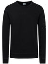 Lens Wappen Light Fleece Sweatshirt Black - CP COMPANY - BALAAN 2