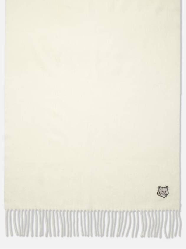 Wool Fox Head Muffler Ivory - MAISON KITSUNE - BALAAN 2