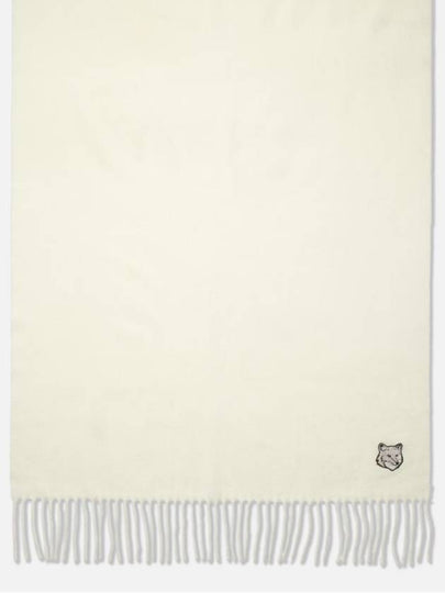 Wool Fox Head Muffler Ivory - MAISON KITSUNE - BALAAN 2