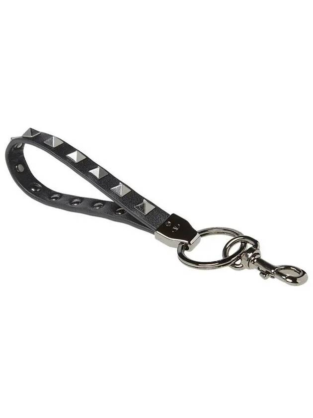 Rockstud Keyring Dark Grey - VALENTINO - BALAAN 2