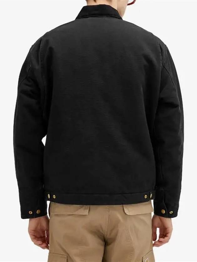 Carhartt WIP Organic Dearborn Canvas OG Detroit Jacket Black I027358 00E 3K - CARHARTT WIP - BALAAN 3