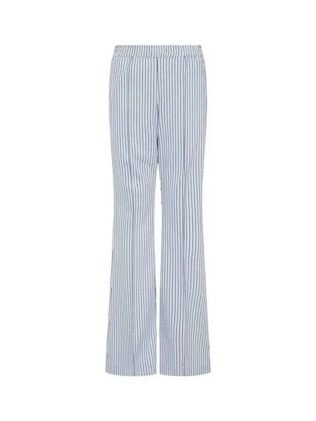 Striped jacquard bootcut pants blue - MARNI - BALAAN 1