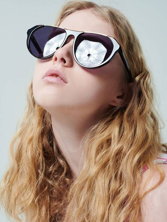 Sunglasses Samariablack frame black lens - HOLY NUMBER 7 - BALAAN 1