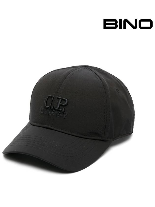 Logo Ball Cap Black - CP COMPANY - BALAAN 2