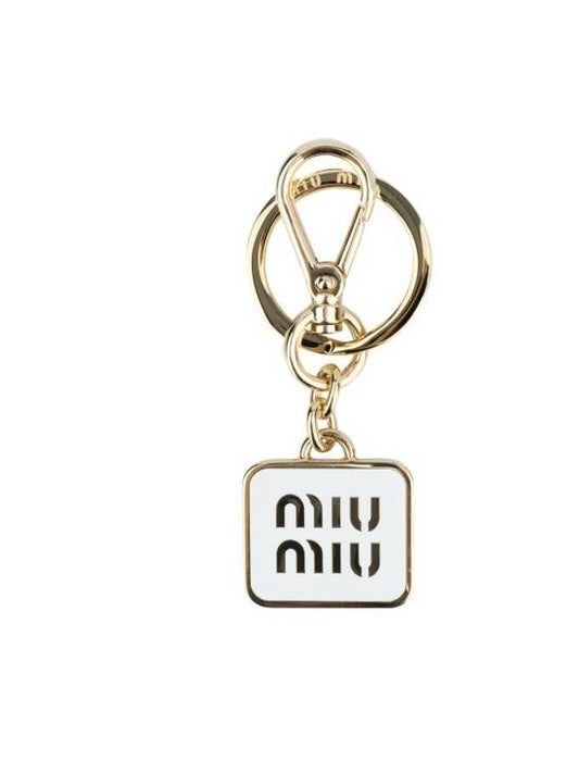 Keyring 5PS0662F4A F0009 Bianco - MIU MIU - BALAAN 1