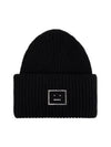 Face Logo Beanie Black - ACNE STUDIOS - BALAAN 2