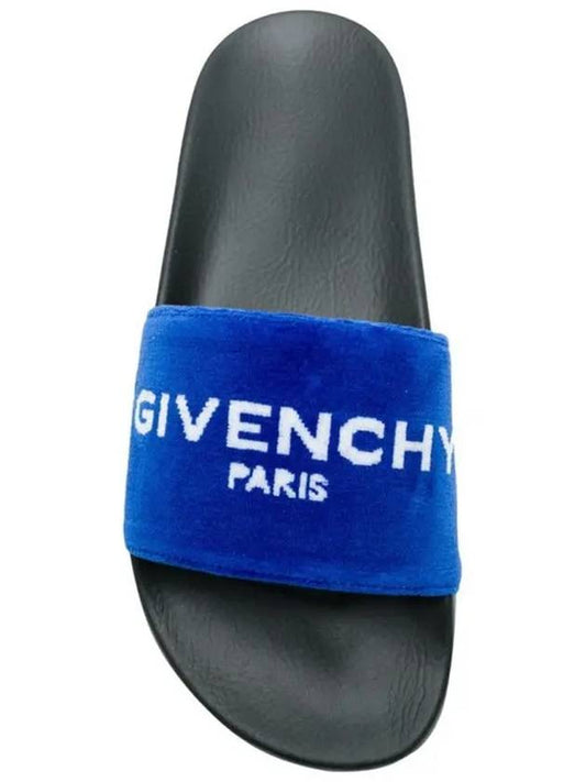 Velvet logo sandals BE3004E01T 442 - GIVENCHY - BALAAN 1