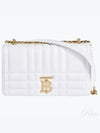 Lola Small Shoulder Bag Optic White - BURBERRY - BALAAN 2