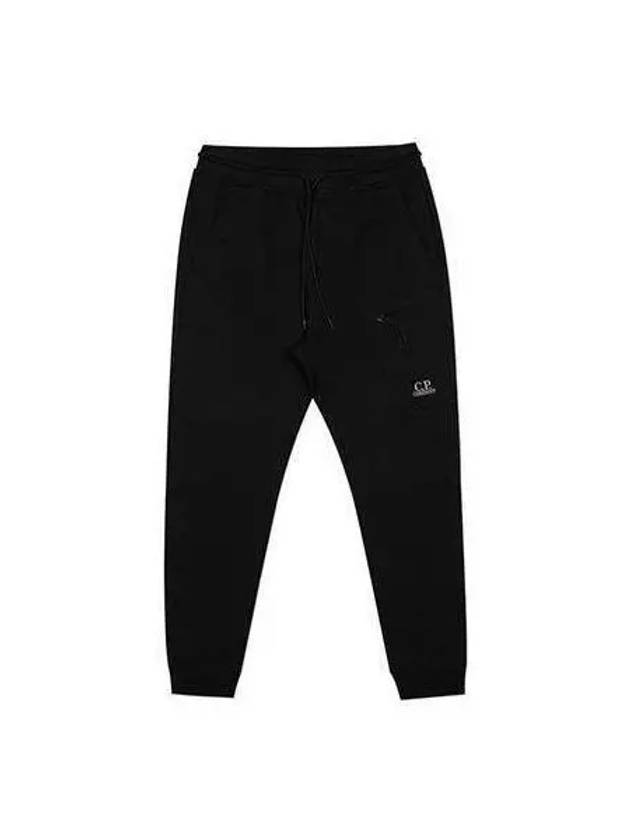 CP Company Logo Embroidered Track Pants Black Khaki 13CMSP058A 005086W - CP COMPANY - BALAAN 1