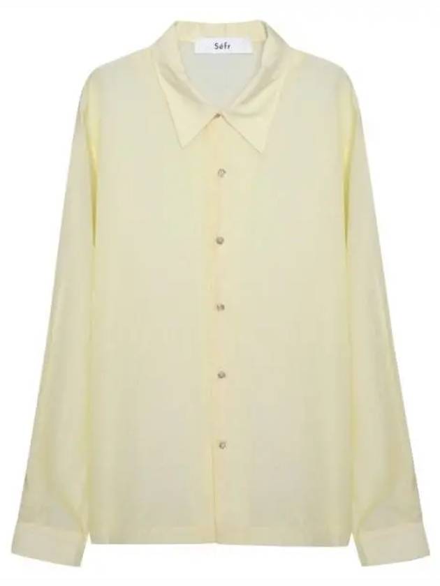 Seper SANCHO SHIRT VOLUMINOUS Beige Sancho Shirt - SEFR - BALAAN 1