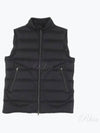 Down Padded Vest Navy - HERNO - BALAAN 2