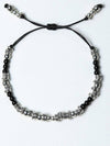 Black Antique Silver Beads Bracelet - KND - BALAAN 6