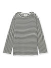 Oversize Stripe Knit Top Offwhite Black - ROLLING STUDIOS - BALAAN 1