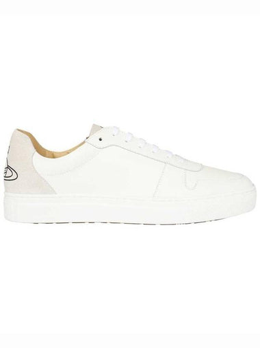 Classic ORB Logo Low Top Sneakers White - VIVIENNE WESTWOOD - BALAAN 1