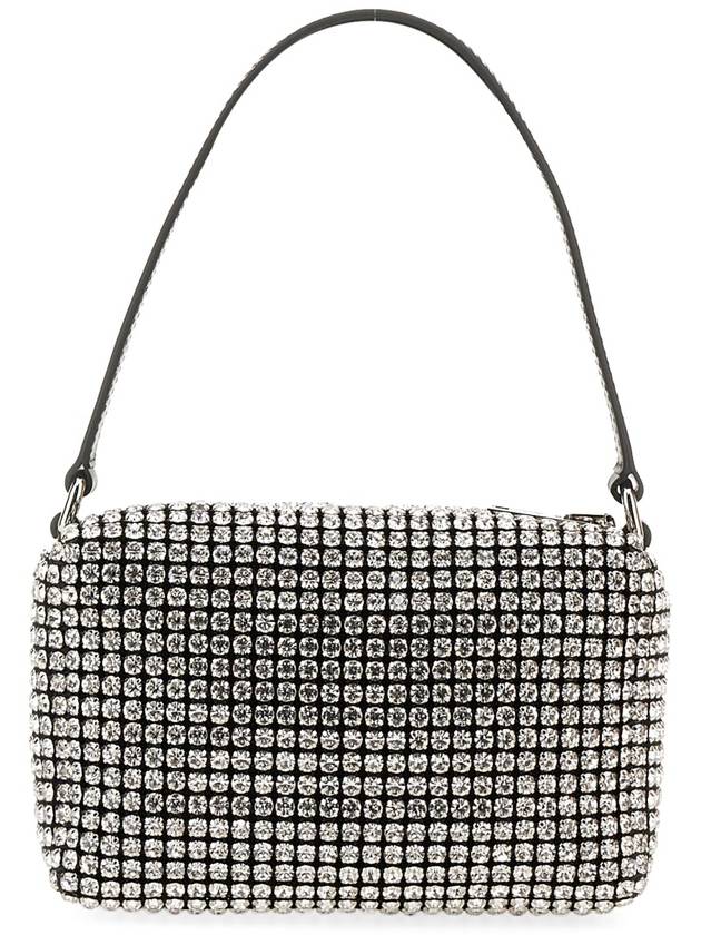 Heiress Crystal Mesh Pouch Bag Black White - ALEXANDER WANG - BALAAN 7