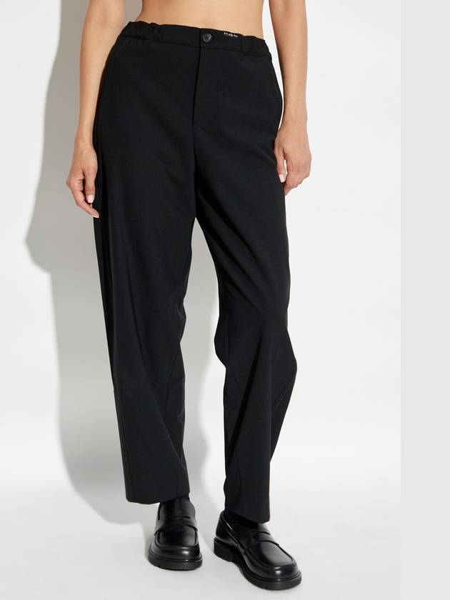 Marni Straight-leg Trousers, Women's, Black - MARNI - BALAAN 3