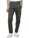 Supima Cotton Twill Stretch TC Straight Pants Green - STONE ISLAND - BALAAN 2