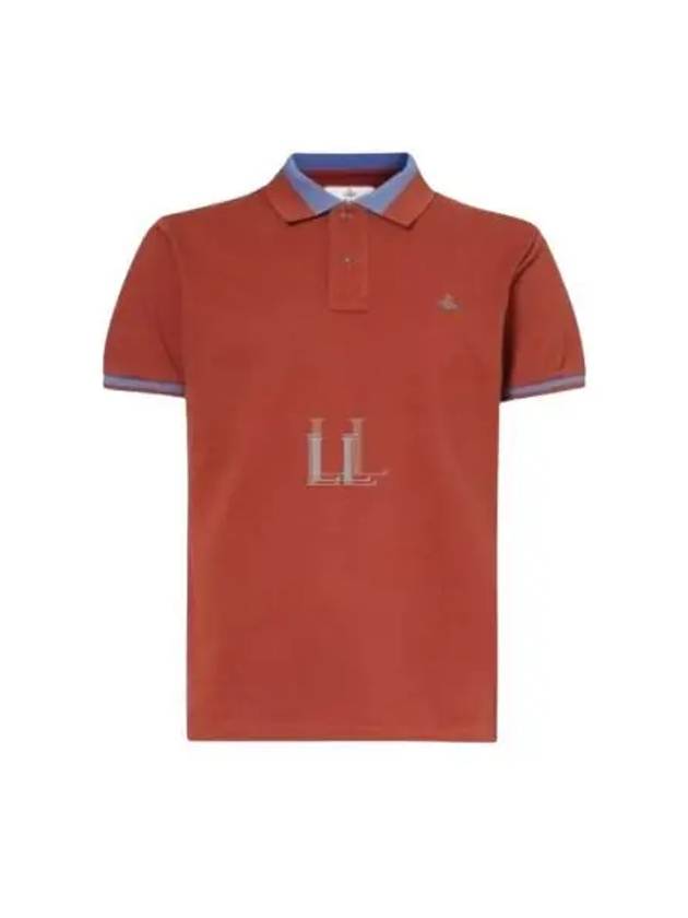 Classic ORB Logo Polo Shirt Red - VIVIENNE WESTWOOD - BALAAN 2