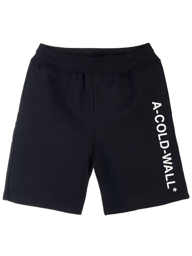 Essential Logo Sweat Short Pants ACWMB118 BLACK - A-COLD-WALL - BALAAN 9