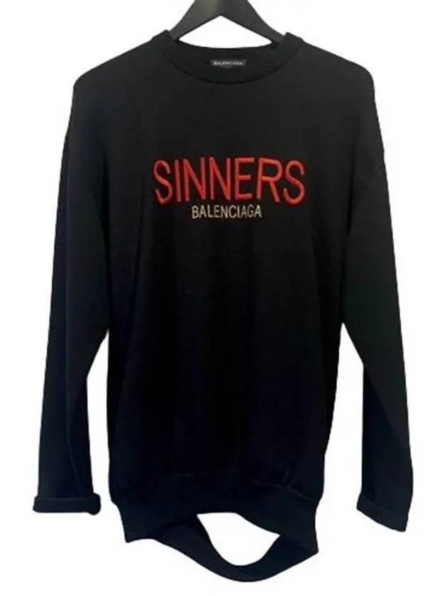 Logo Sweatshirt Black - BALENCIAGA - BALAAN 2