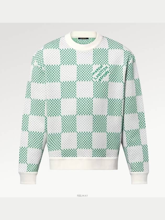 1AFJHH Damier cotton sweatshirt - LOUIS VUITTON - BALAAN 3