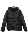 Kids Logo Patch Padding Black - STONE ISLAND - BALAAN 3