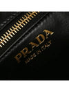 Enamel Triangle Medium Logo Belt Hand Shoulder Bag Black - PRADA - BALAAN 7