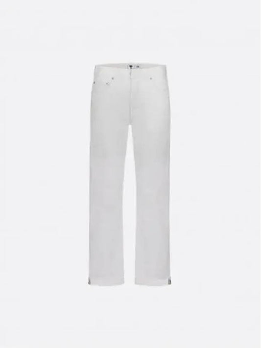 Women's Boyfriend Straight Jeans White - DIOR - BALAAN 2