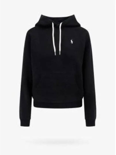 Embroidery Logo Hoodie Black - POLO RALPH LAUREN - BALAAN 2