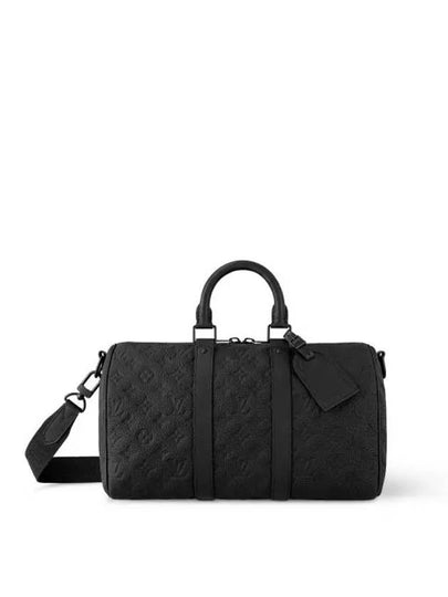 Keepall Bandouliere 35 Duffel Bag Black - LOUIS VUITTON - BALAAN 2