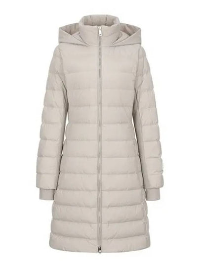 Zip Hooded Down Padding Cream - BURBERRY - BALAAN 2