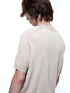 Men s RSVHK BE Reglan Slit V neck Half Knit Beige - CHANCE'S NOI - BALAAN 9