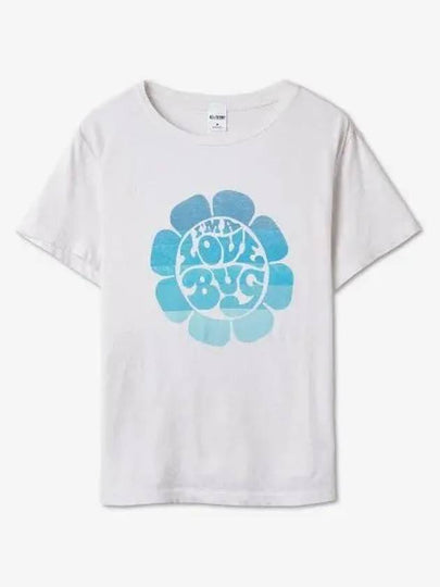 Logo Print Cotton Short Sleeve T-Shirt White - RE/DONE - BALAAN 2