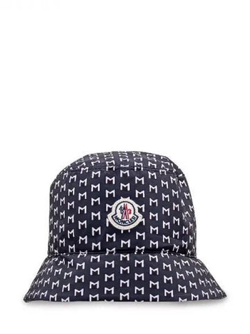 Logo Patch Monogram Printing Bucket Hat 271195 - MONCLER - BALAAN 1