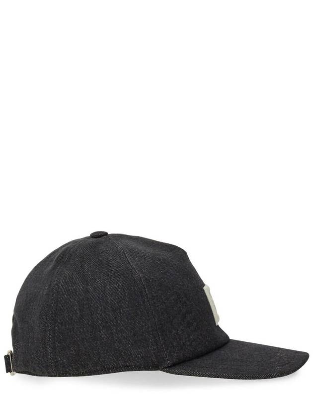 FF Logo Jeans Ball Cap Black - FENDI - BALAAN 3