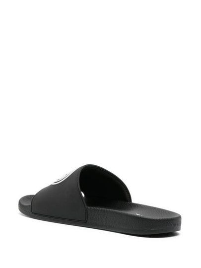 Mule Slippers 76YA3SQ3 ZS192 899 Black - VERSACE - BALAAN 2